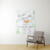 Cookies & Cocoa Baby Shower Wandkleed (In situ)