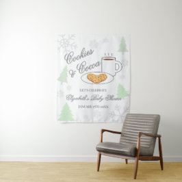 Cookies & Cocoa Baby Shower Wandkleed