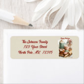 Cookies, Cocoa & Christmas Cheer Address Etiket (Insitu)