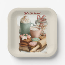 Cookies, Cocoa & Christmas Cheer Papieren Bordje