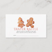 Cookies & Cocoa Holiday Baby Luier Raffle Ticket Informatiekaartje (Voorkant)