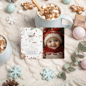 Cookies & Cocoa Photo Invite Kaart
