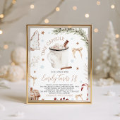 Cookies & Cocoa Time Capsule Sign Reclamebord Met Voetstuk