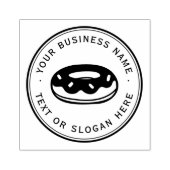 Cookies Custom Business Logo Large Rubberstempel (Afrduk)