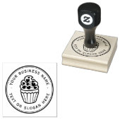 Cookies Custom Business Logo Large Rubberstempel (Gestempeld)