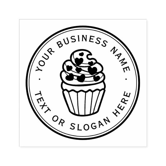 Cookies Custom Business Logo Large Rubberstempel (Afrduk)
