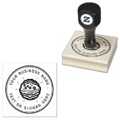 Cookies Custom Business Logo Large Rubberstempel (Gestempeld)