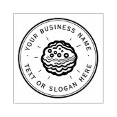 Cookies Custom Business Logo Large Rubberstempel (Afrduk)