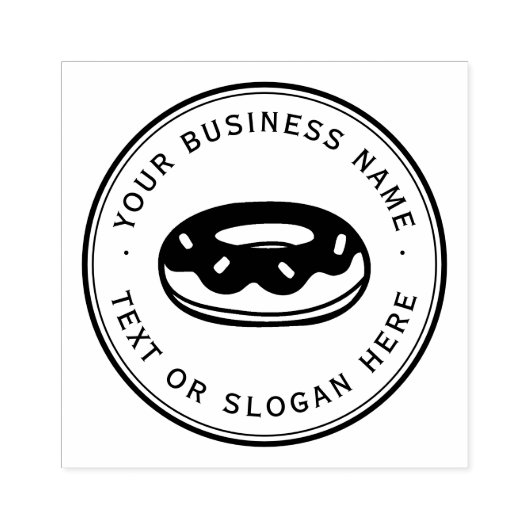 Cookies Custom Business Logo Large Rubberstempel (Afrduk)