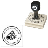 Cookies Custom Business Logo Large Rubberstempel (Gestempeld)