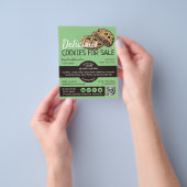 Cookies Design, Cookie Sales Fundraising Flyer (Hand)