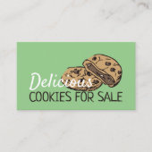 Cookies Design, Cookie Sales Fundraising Kaart Visitekaartje (Voorkant)