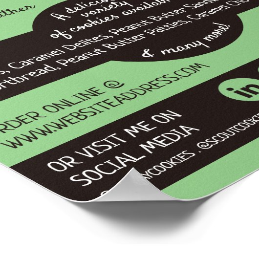 Cookies Design, Cookie Sales Fundraising Poster (Hoek)