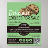 Cookies Design, Cookie Sales Fundraising Poster (Voorkant)