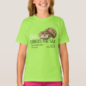 Cookies Design, Cookie Sales Fundraising T-shirt (Voorkant)
