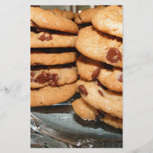 Cookies dessert Chocolate Chip Sweets personaliser Briefpapier