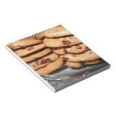 Cookies dessert Chocolate Chip Sweets personaliser Notitieblok (Schuin)