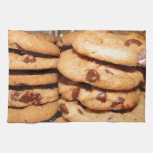Cookies dessert Chocolate Chip Sweets personaliser Theedoek