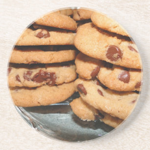 Cookies dessert Chocolate Chip Sweets personaliser Zandsteen Onderzetter