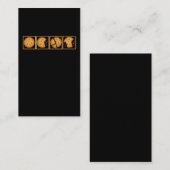 Cookies Dessert Food Lover Biscuit Eater Visitekaartje (Voorkant / Achterkant)