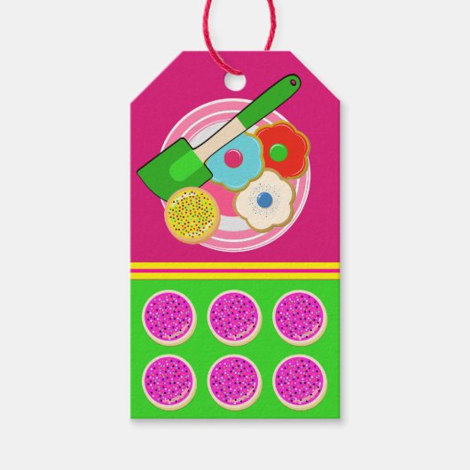 Cookies en behandelingen Cadeaubont Label Cadeaulabel (Voorkant)