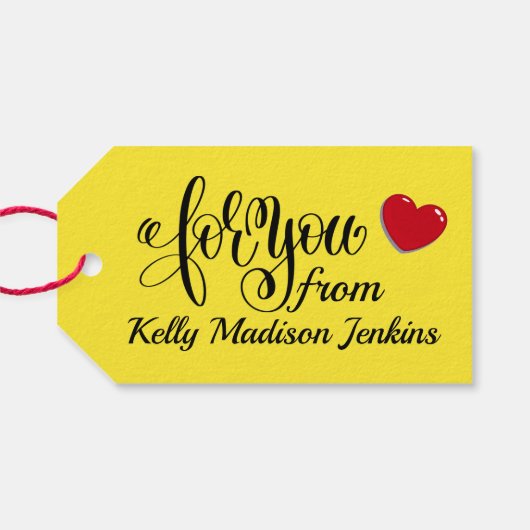 Cookies en behandelingen Cadeaubont Label Cadeaulabel (Achterkant Horizontaal)