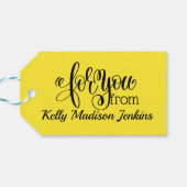 Cookies en behandelingen Cadeaubont Label Cadeaulabel (Achterkant Horizontaal)