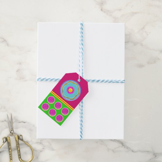 Cookies en behandelingen Cadeaubont Label Cadeaulabel (Met Touw)