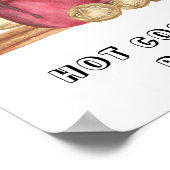 Cookies en cacao baby shower Hot cacao bar Poster (Hoek)