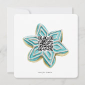 Cookies en Cacao Holiday Party Uitnodigen Kaart (Achterkant)