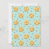 Cookies en Cacao Kawaii Verjaardagsuitnodiging Kaart (Achterkant)