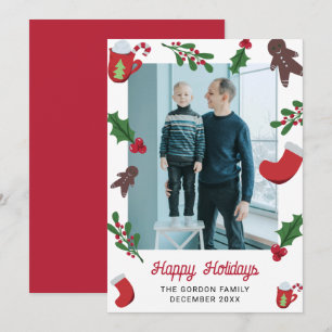 Cookies en Cacao Kerst Custom Feestdagen Leuk Kaart