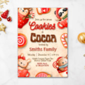 Cookies en Cacao - Vakantie Party Kaart