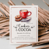 Cookies en Cacao Verjaardagsfeestuitnodiging Kaart