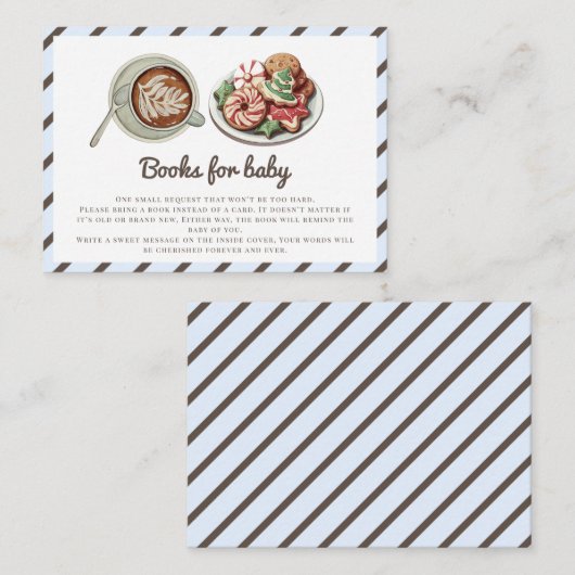 Cookies en cacaoboeken voor Baby Enclosure Kaart (Voorkant / Achterkant)