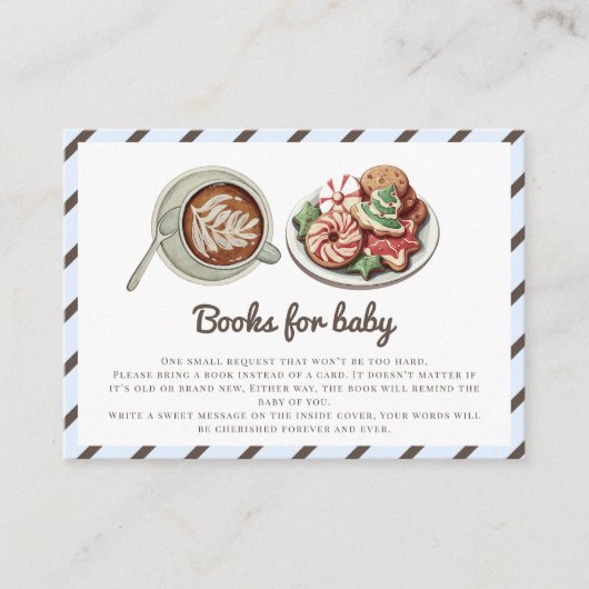 Cookies en cacaoboeken voor Baby Enclosure Kaart (Voorkant)