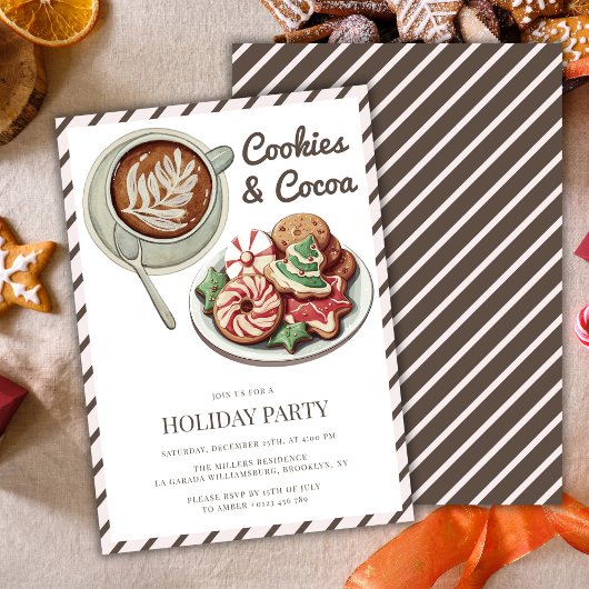 Cookies en Cocoa Cozy kerstfeest Kaart