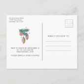 Cookies en Cocoa Party Uitnodiging (Achterkant)