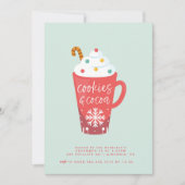 Cookies en Cocoa Party Uitnodiging (Voorkant)