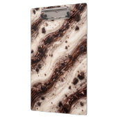 Cookies en Cream Milkshake Marmer Textuur Ontwerp Klembord (Links)