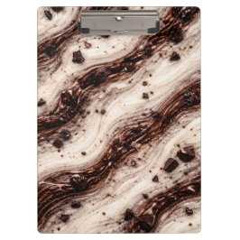 Cookies en Cream Milkshake Marmer Textuur Ontwerp Klembord