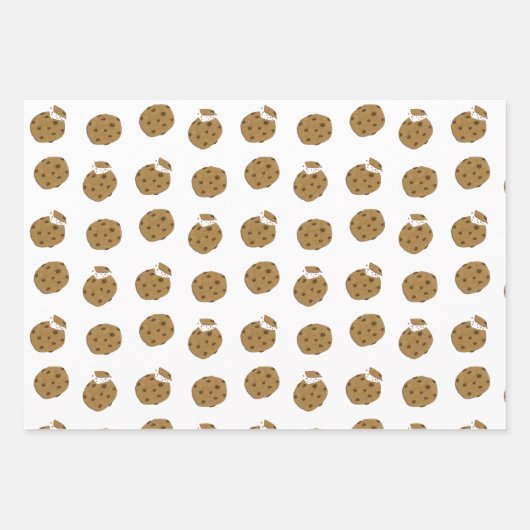 Cookies en Kruimels Eerste Verjaardag Baby shower Inpakpapier Vel (Voorkant 2)