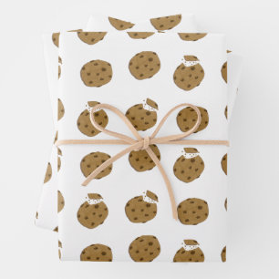 Cookies en Kruimels Eerste Verjaardag Baby shower Inpakpapier Vel
