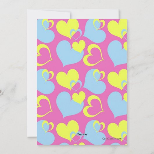 Cookies en Melk Valentijn Feestdagenkaart (Achterkant)