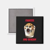 Cookies en Schreeuw Magneet (Voorkant / Achterkant)