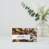 Cookies Food Closeup Visitekaartje (Staand voorkant)