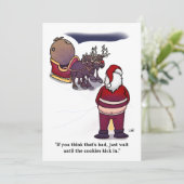 Cookies for Santa Flat Card Kaart (Staand voorkant)