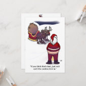 Cookies for Santa Flat Card Kaart (Voorkant / Achterkant in situ)