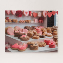 Cookies gemaakt met liefde voor je Valentijn Legpuzzel