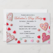 Cookies Harten Sweets Valentijnsdag Party Kaart (Voorkant)
